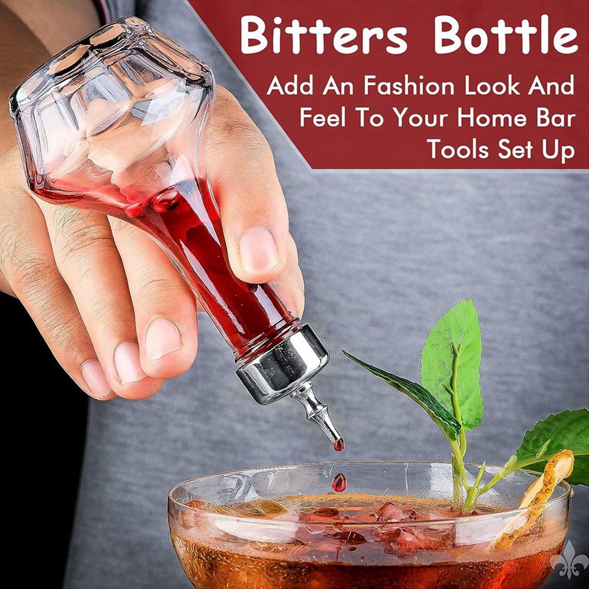 Bitters Bottle Set - Juego de 6 Botellas para Cócteles