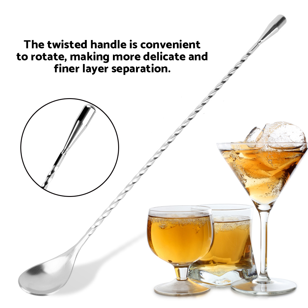 Bar Spoon Twisted - Cuchara de Bar, Cuchara Mezcladora de