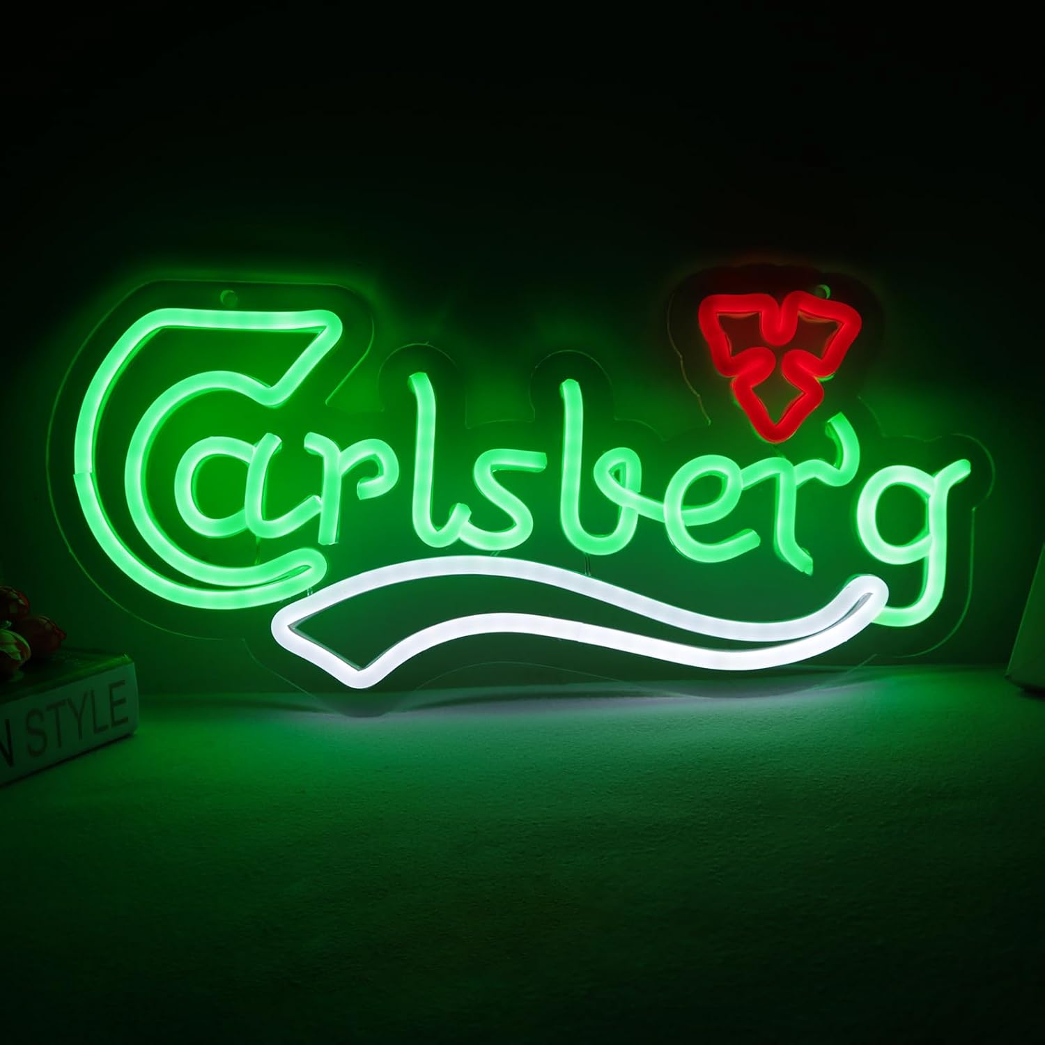 Home Bar And Kitchen - Letrero Luminoso LED USB con Diseño