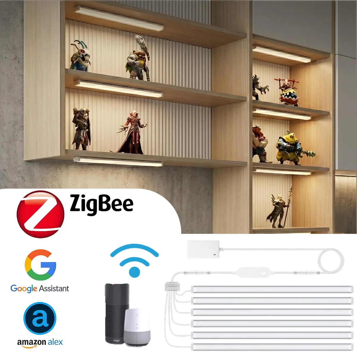 Home Bar And Cabinet - Luces Inteligentes Zigbee para Debajo del