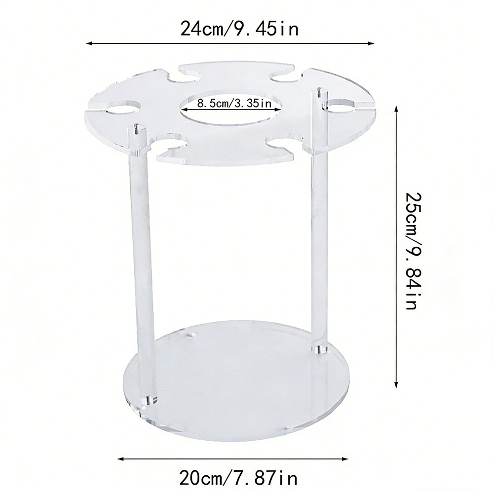 Home Bar Stand - Soporte transparente para copas de vino,