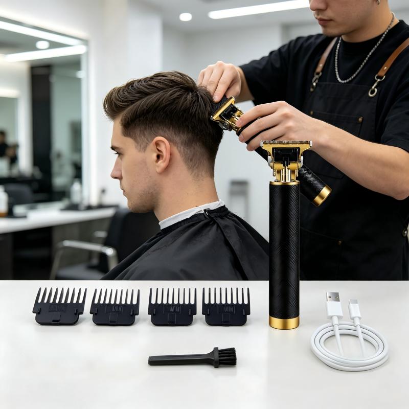 Home Barbershop - Cortadora de Pelo Inalámbrica Texturizada, Recargable