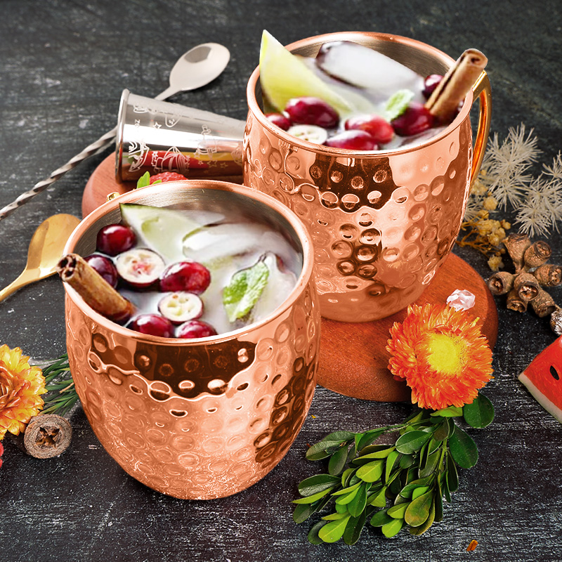 Mule Copper Mug - Tazas de acero inoxidable con mula