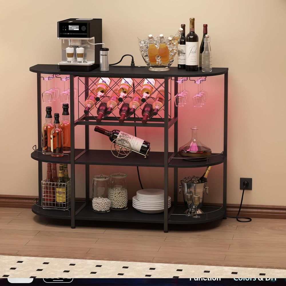 Mesa de Centro Negra de 3 Nive - Home Bar And Kitchen reseña y precio