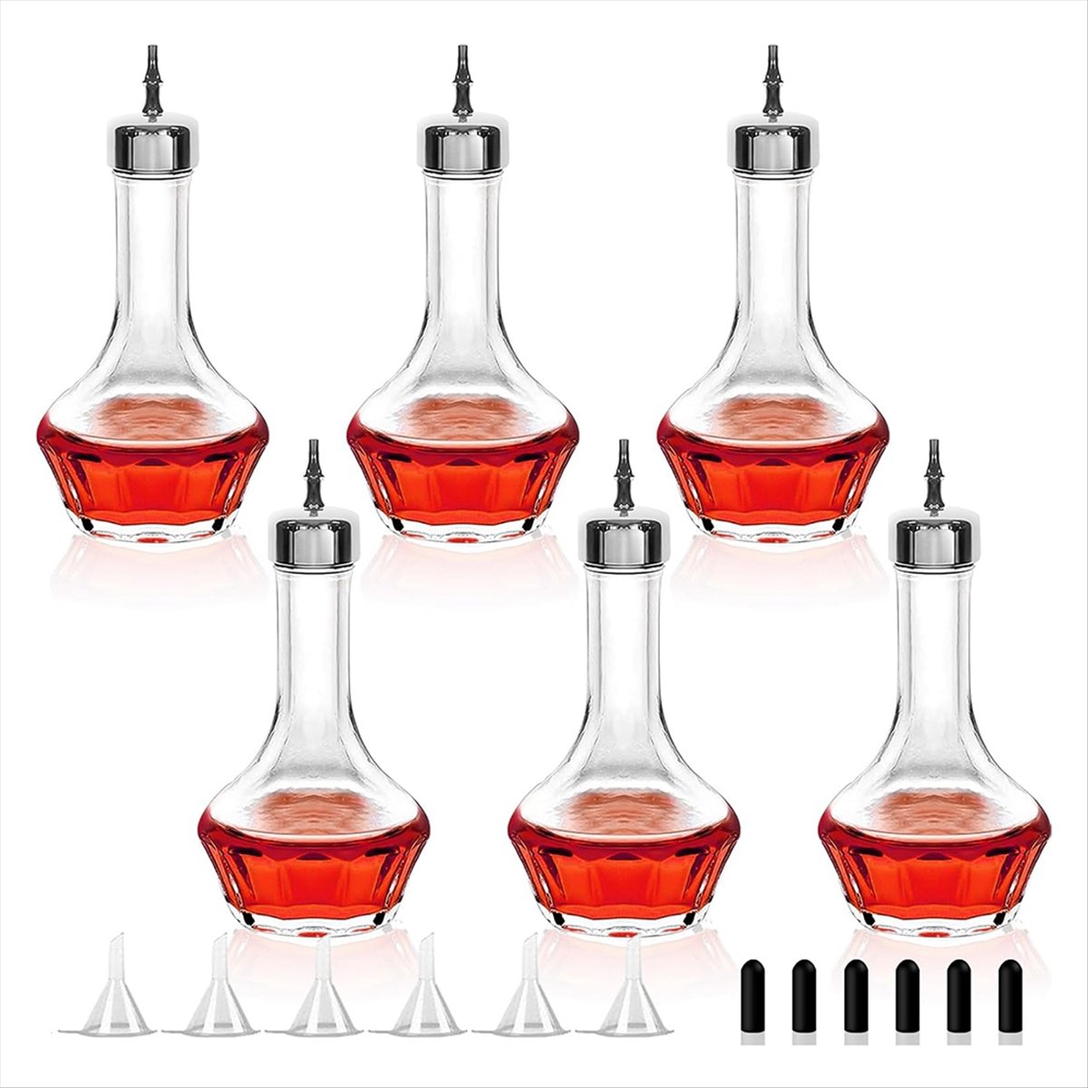 Juego de 6 Botellas para Cócte - Bitters Bottle Set reseña y precio