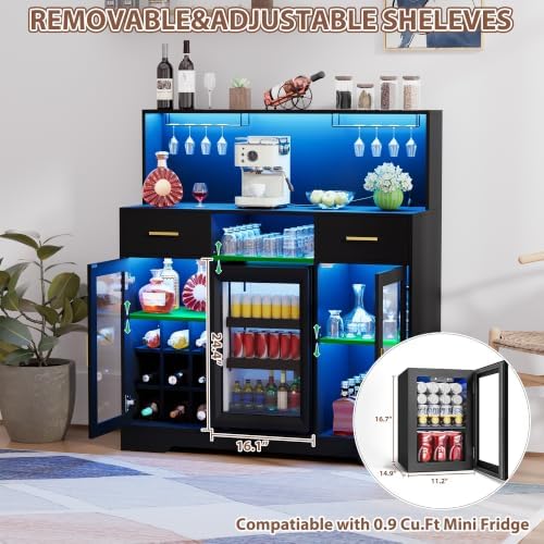 Mini Refrigerador con Almacena - Home Bar And Cabinet reseña y precio