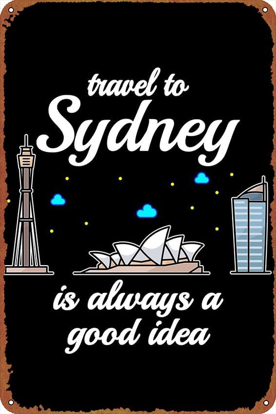 Póster de Viaje a Sídney, Letr - Home Bar Sydney reseña y precio
