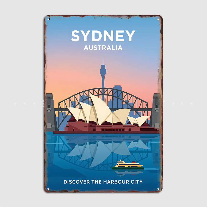 Pósteres de paisajes turístico - Home Bar Sydney reseña y precio