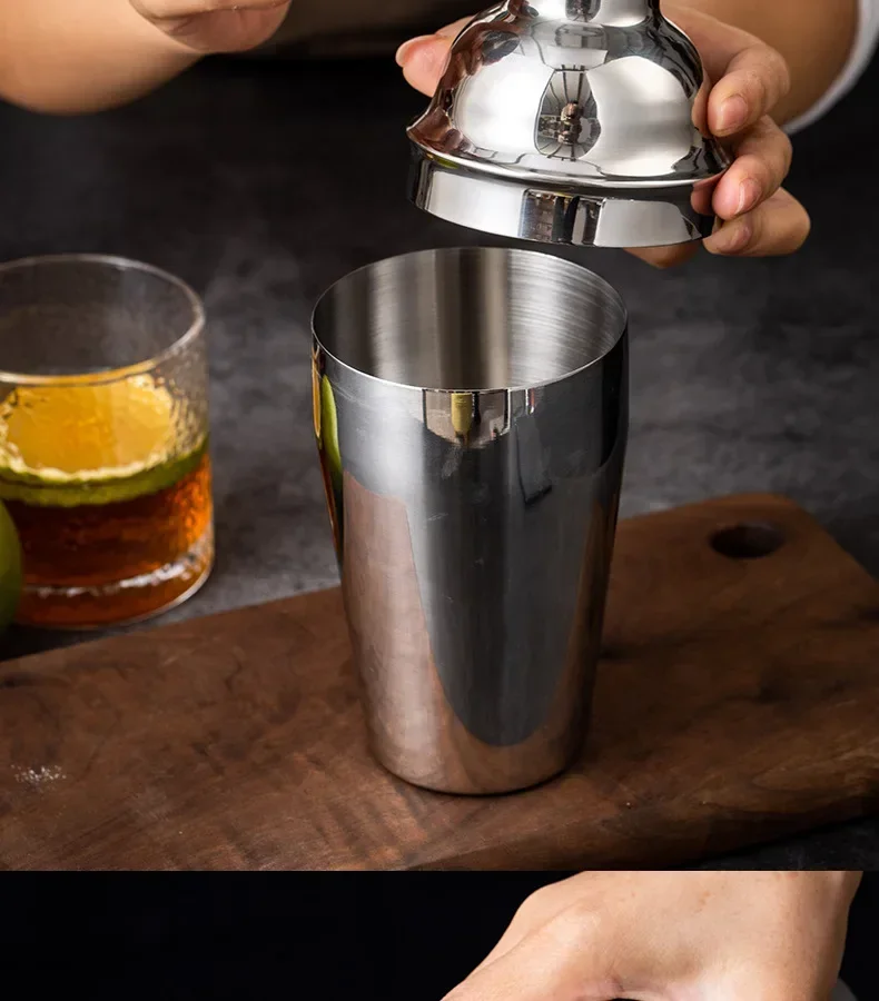 Coctelera de acero inoxidable, - Boston Shaker Set reseña y precio