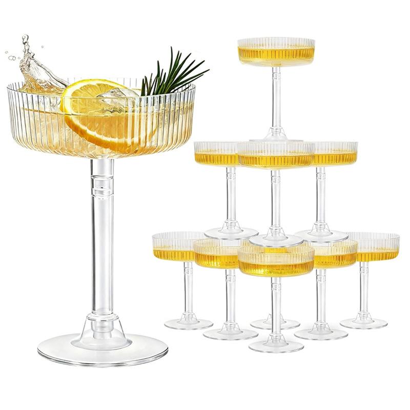 Copas de plástico transparente - Home Bar Supplies reseña y precio