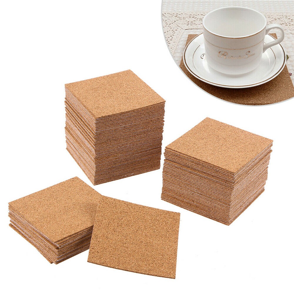 Posavasos de corcho cuadrado,  - Home Bar Supplies reseña y precio