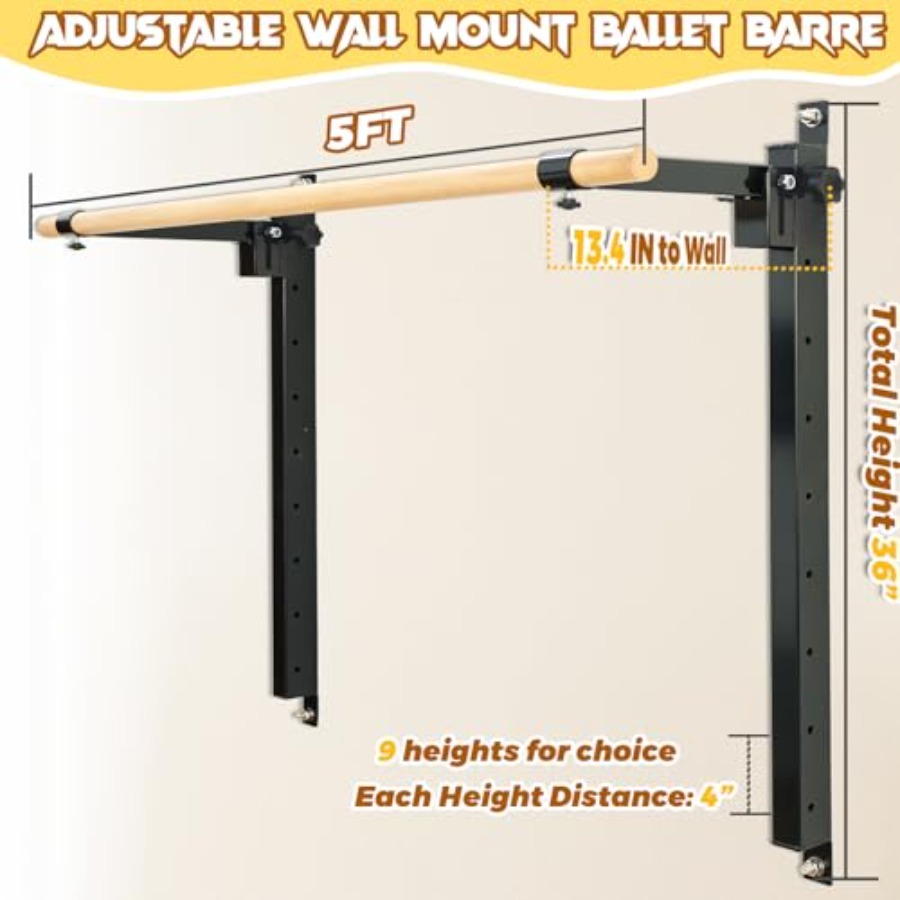 Barra de Ballet para Montar en - Home Bar And Gym reseña y precio