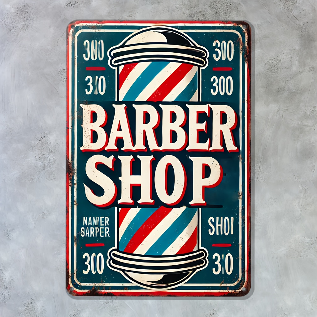 Letrero de Barbería, Arte Metá - Home Barbershop reseña y precio