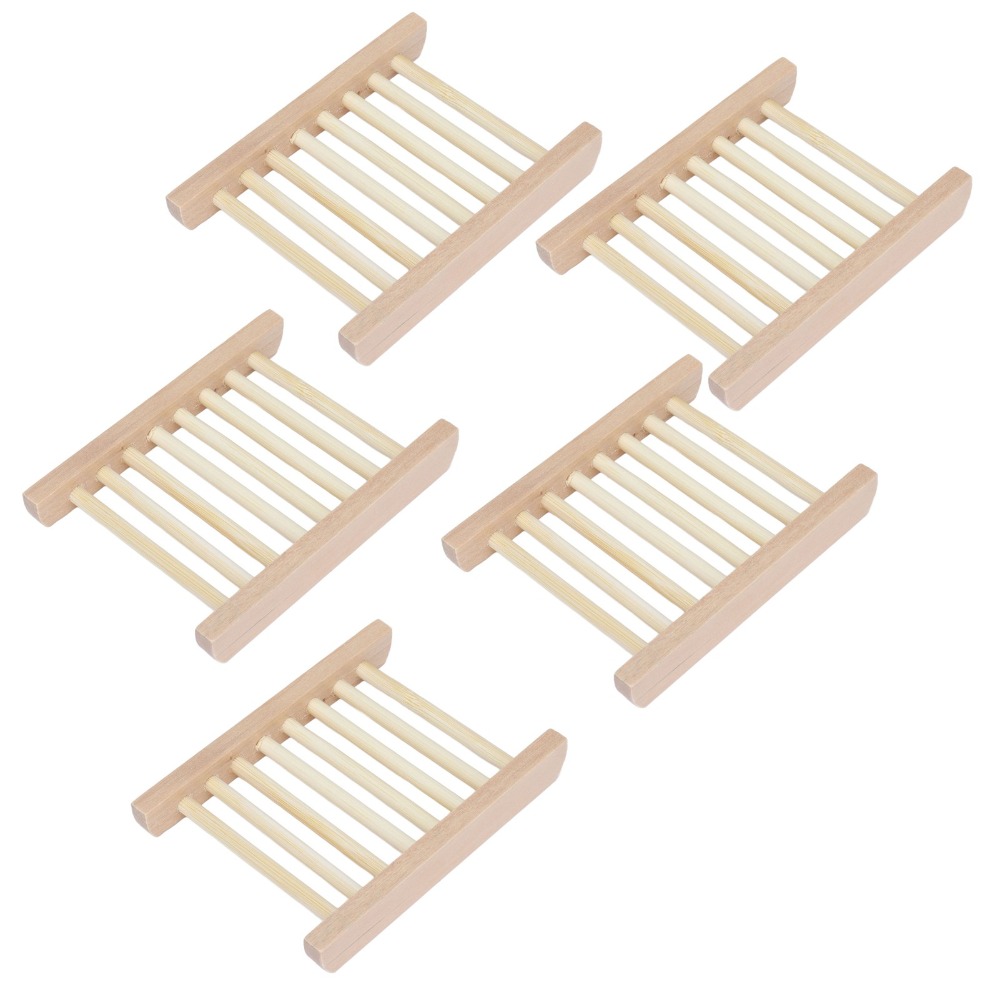 Juego de 5 Jaboneras de Madera - Home Bar Supplies reseña y precio