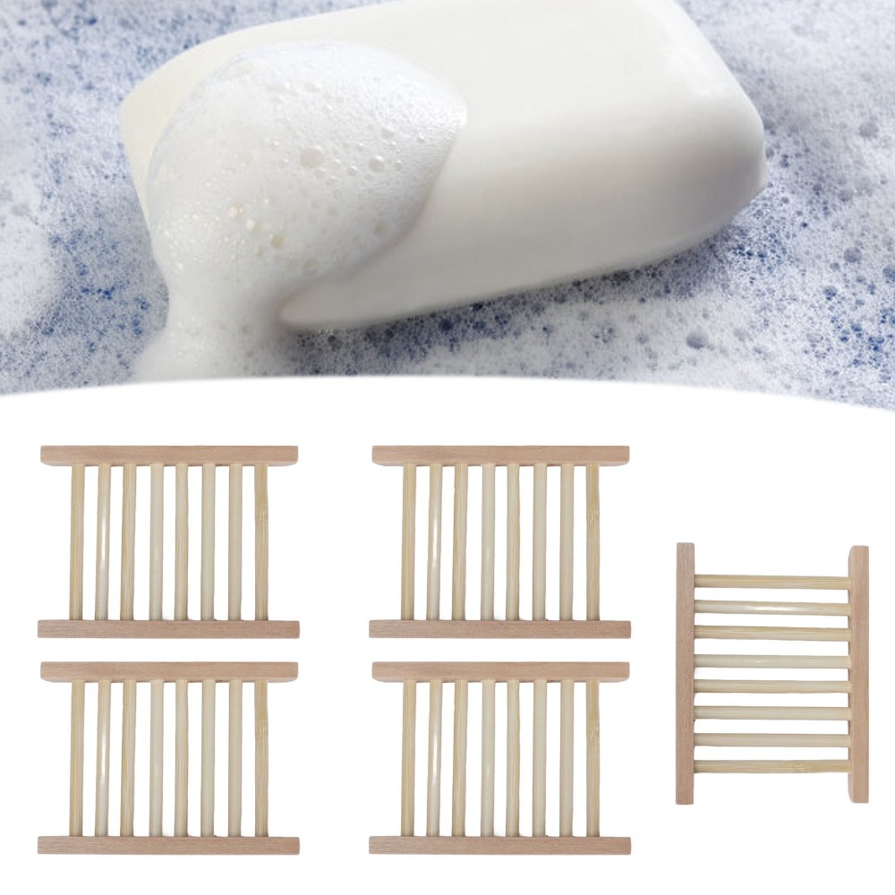 Juego de 5 Jaboneras de Madera - Home Bar Supplies reseña y precio