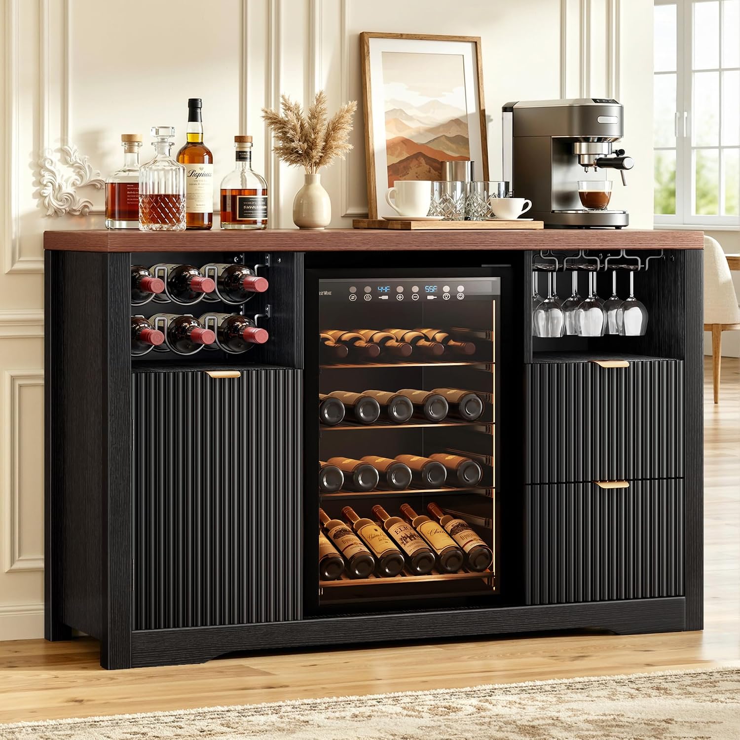 Mueble de Barra para Café con  - Home Bar And Fridge reseña y precio