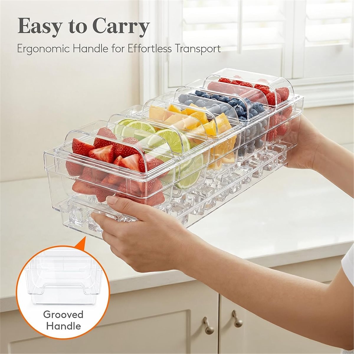 Contenedores refrigerados para - Garnish Tray Set reseña y precio
