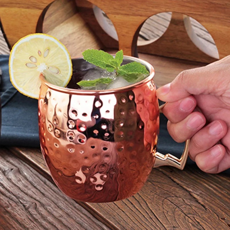 Juego de 1-6 Tazas para Cóctel - Mule Copper Mug reseña y precio