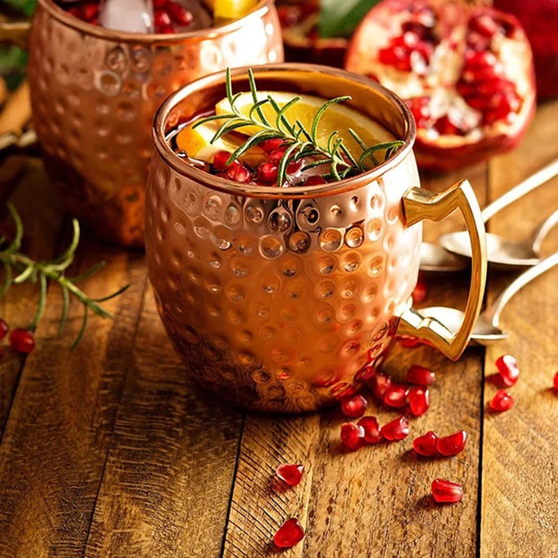 Juego de 1-6 Tazas para Cóctel - Mule Copper Mug reseña y precio