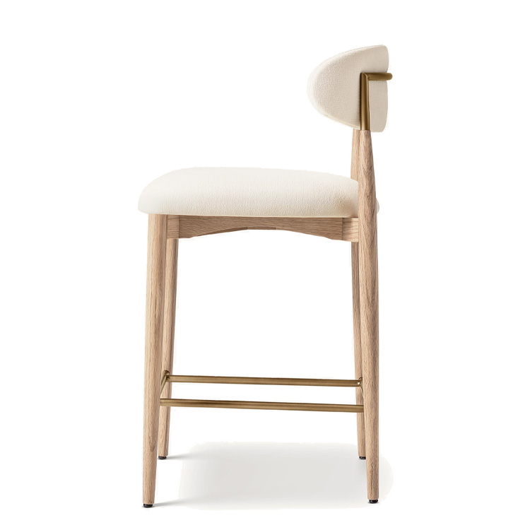 Taburetes de madera de tela nó - Home Bar And Counter reseña y precio