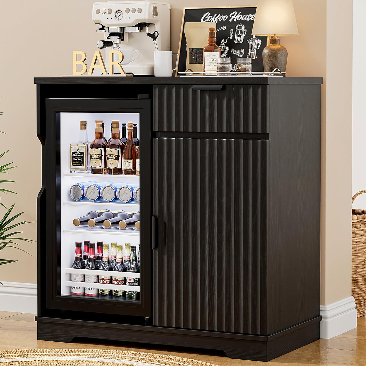 Mueble Bar para Café con Cajón - Home Bar And Cabinet reseña y precio