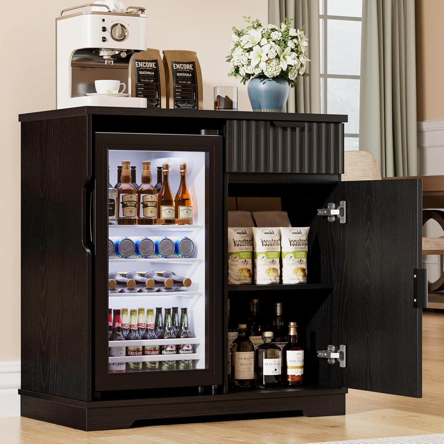 Mueble Bar para Café con Cajón - Home Bar And Cabinet reseña y precio