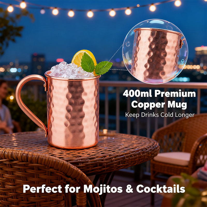 Nuevas Tazas 100% Cobre Puro S - Mule Copper Mug reseña y precio