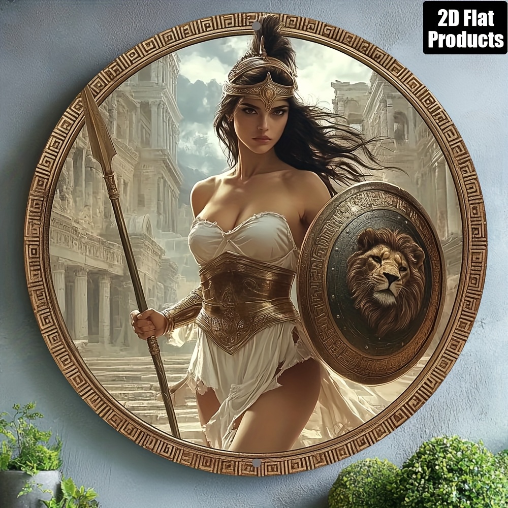 Arte de Pared Redondo de Guerr - Home Bar And Kitchen reseña y precio