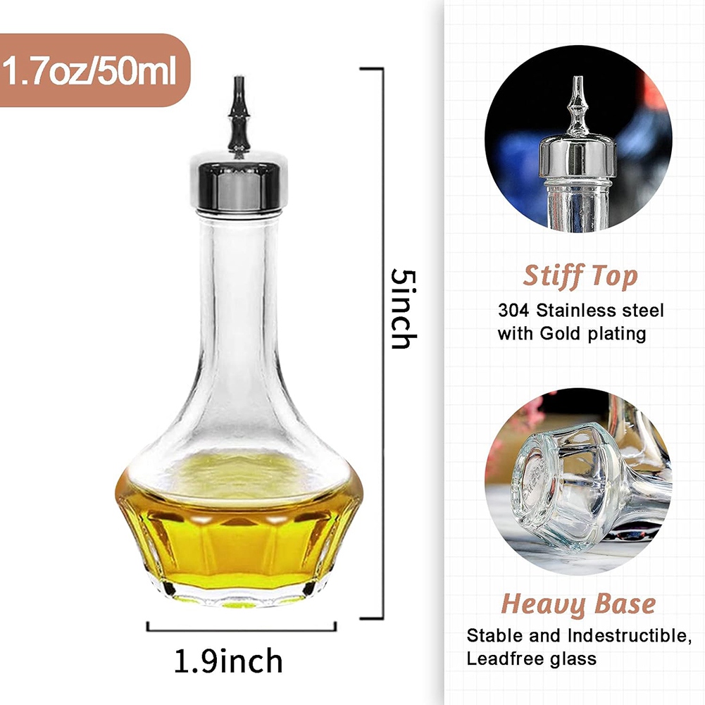 Juego de Botellas para Cóctele - Bitters Bottle Set reseña y precio