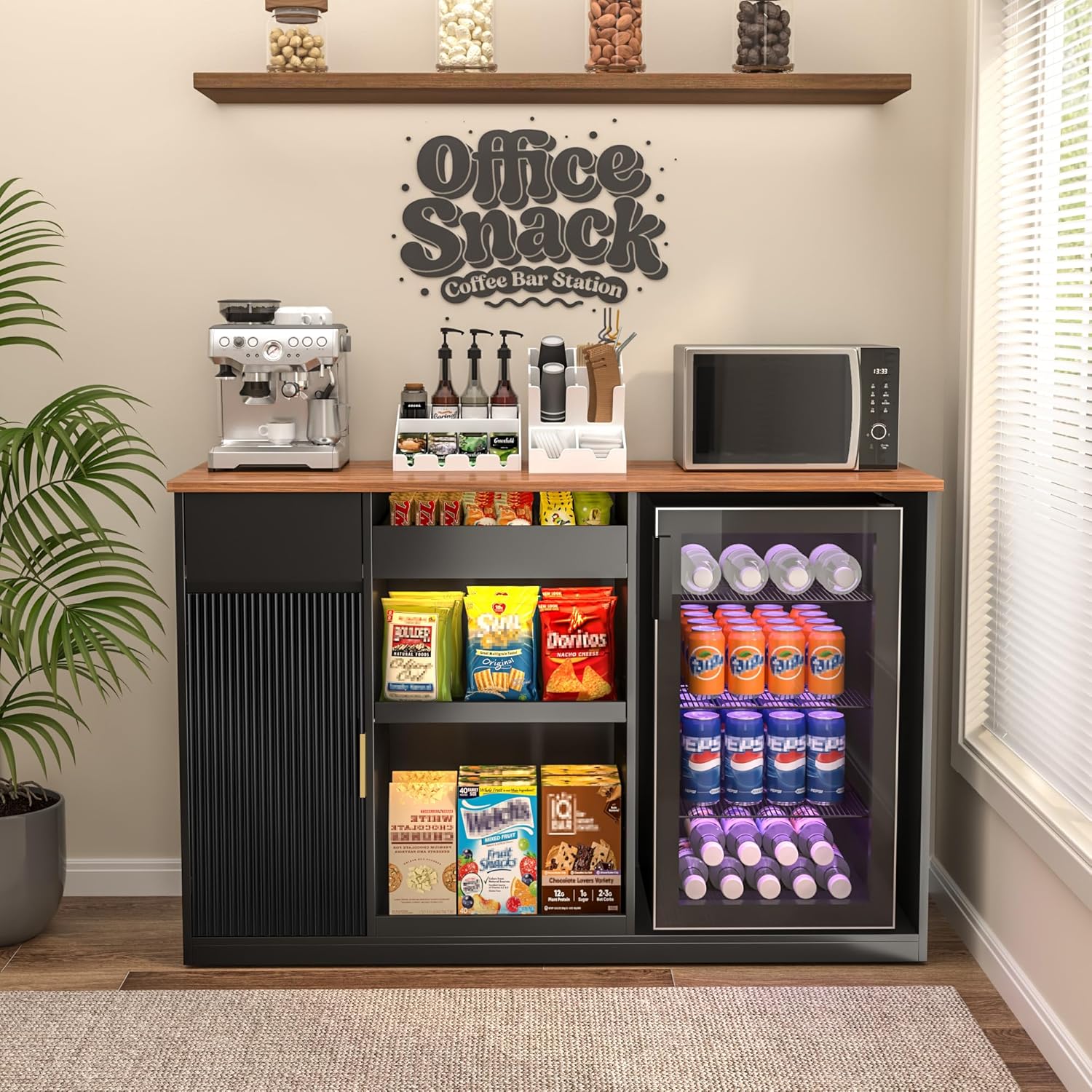Mueble para Snacks con Espacio - Home Bar And Cabinet reseña y precio