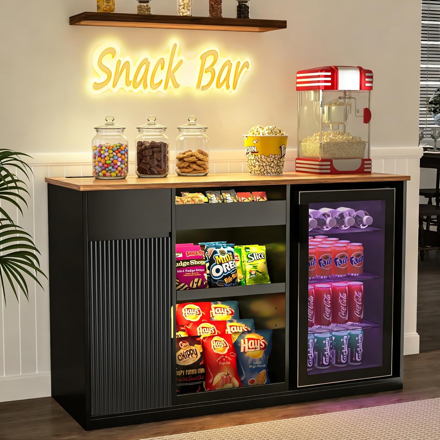 Mueble para Snacks con Espacio - Home Bar And Cabinet reseña y precio