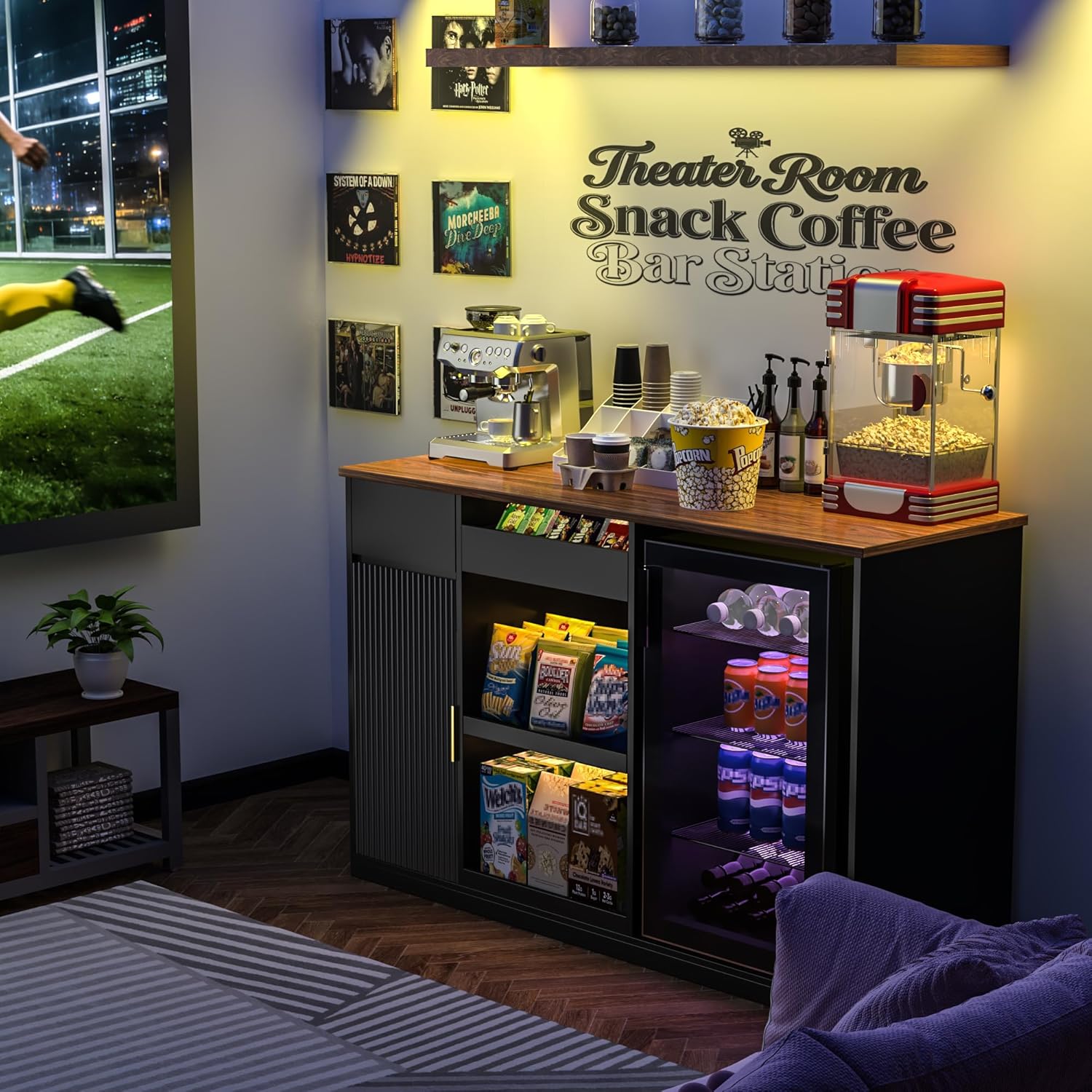 Mueble para Snacks con Espacio - Home Bar And Cabinet reseña y precio