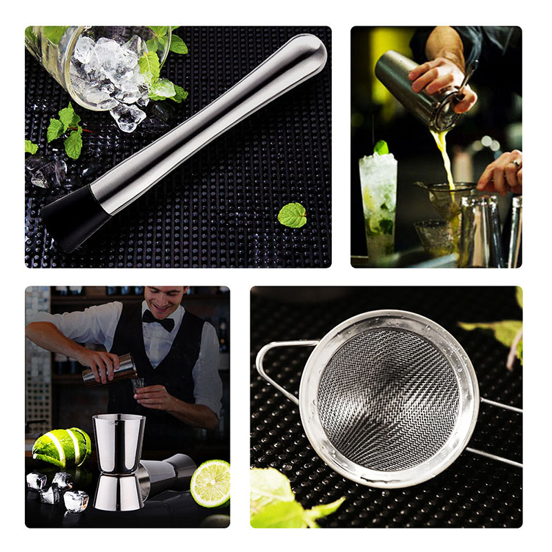 Coctelera de acero inoxidable, - Boston Shaker Set reseña y precio
