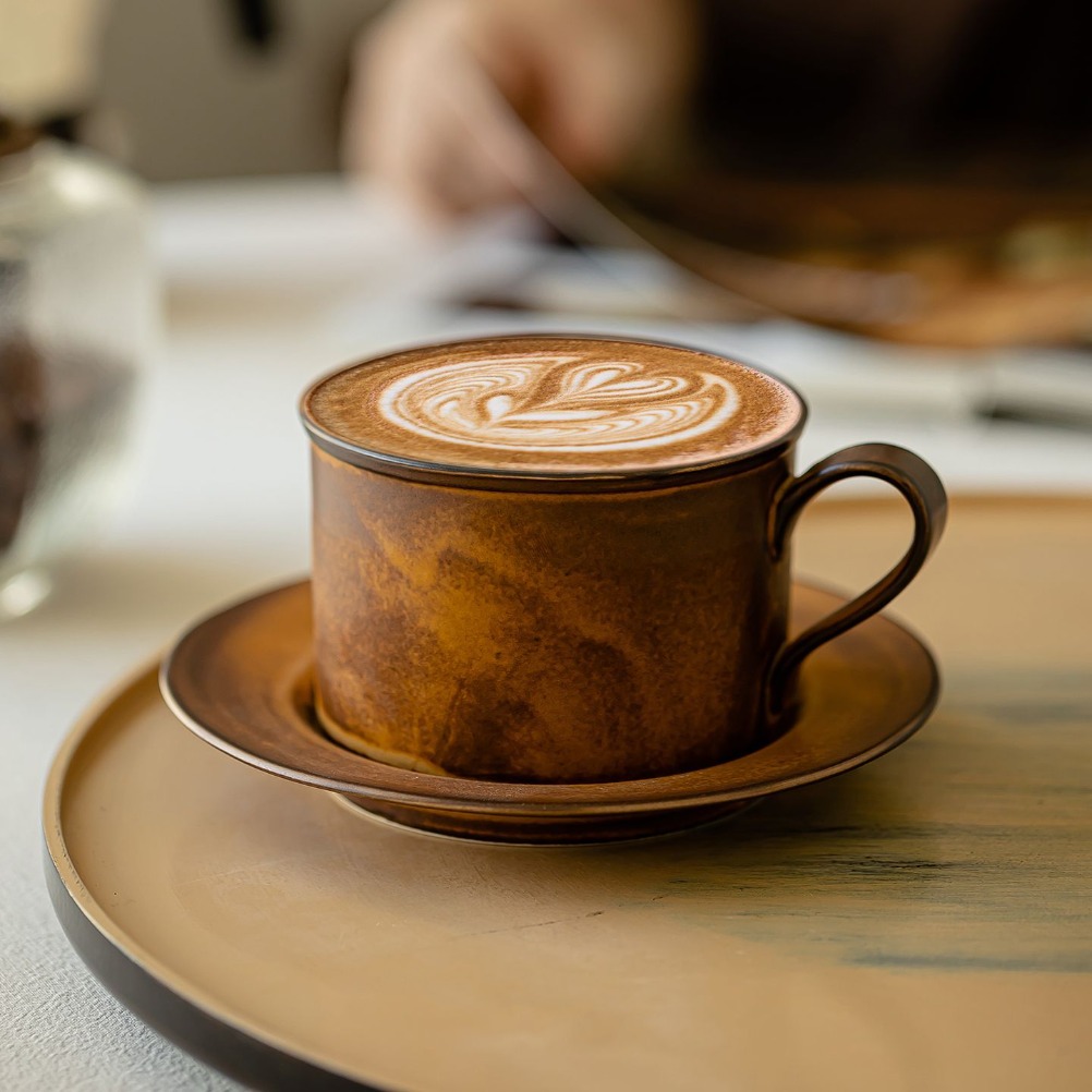 Juego de Taza y Plato de Café  - Old Fashioned Glass reseña y precio