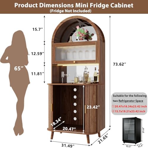 Mueble Bar para Vinos con Espa - Home Bar And Fridge reseña y precio