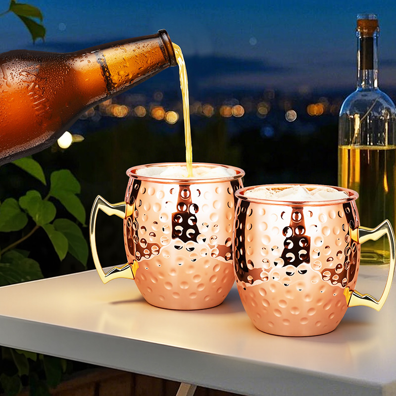 Tazas de acero inoxidable con  - Mule Copper Mug reseña y precio