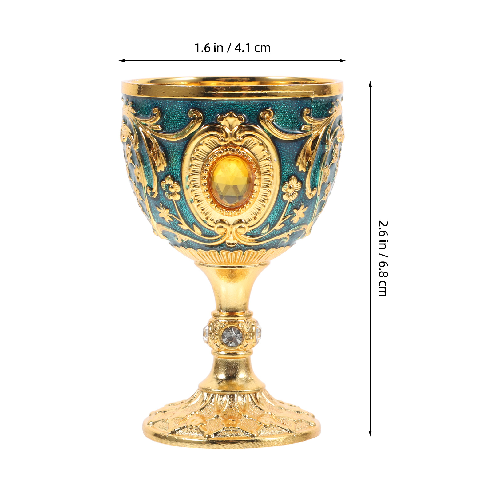 Copa de cáliz dorada, copa Ret - Old Fashioned Glass reseña y precio